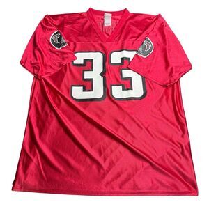 Vintage NFL Michael Turner Atlanta Falcons Jersey Red Adult XXL 2XL Football Red